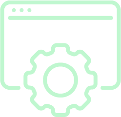 Data analytics and reporting solutions icon for finance automation